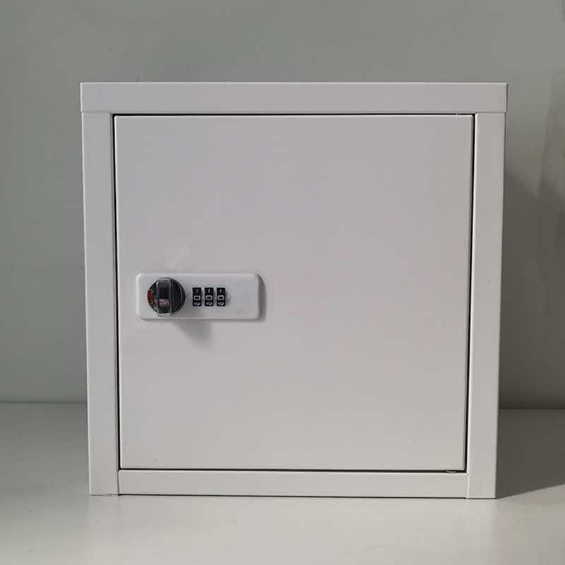 密码锁桌面收纳盒小储物柜挂墙家用保密资料柜保险柜带锁收纳柜钢