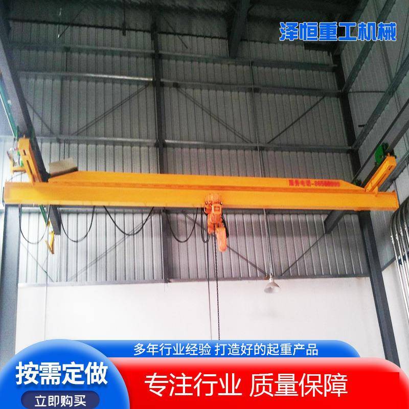 仓库车间用单梁起重机厂家吊装用单梁天车10吨桥式电动单梁行车