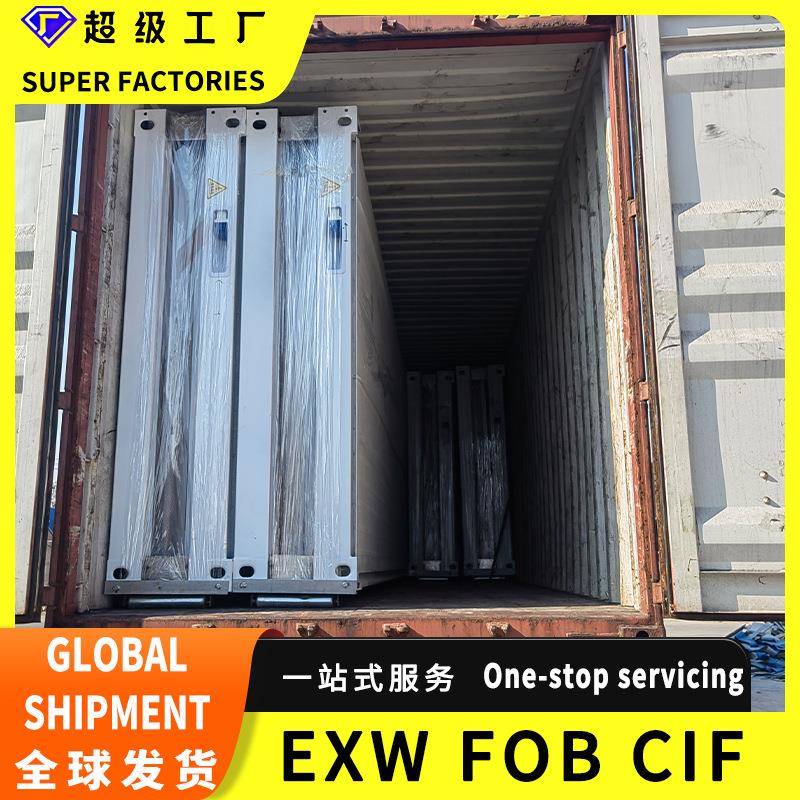 住人集装箱玻璃幕墙阳光房工地箱式活动房临建方舱模块化打包箱房