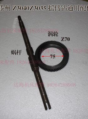 滕州Z3040Z3035摇臂钻通用铜蜗轮蜗杆 机床配件 蜗轮Z70涡轮涡杆