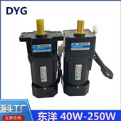 DYG东洋40W60W90W120W180W250W交流可调速变速硬齿轮减速电机马达