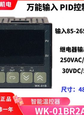 WK-01BR2A智能LCD数显温控器温控仪表温度控制器继电器触点输出