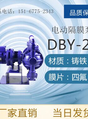 DBY-25L DBY-25P DBY-25S DBY-25F46 DBY-25FS型电动隔膜泵