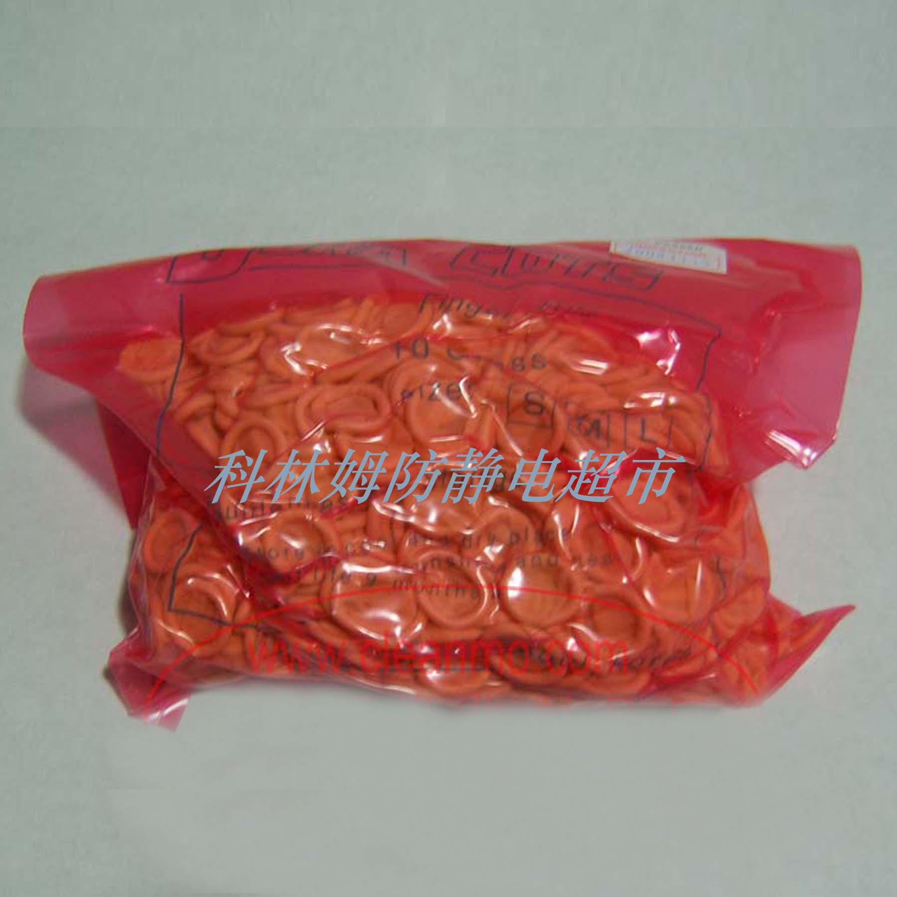 米黄指套无尘无粉护指套防静电工业指套劳保用Y品防护套耐磨