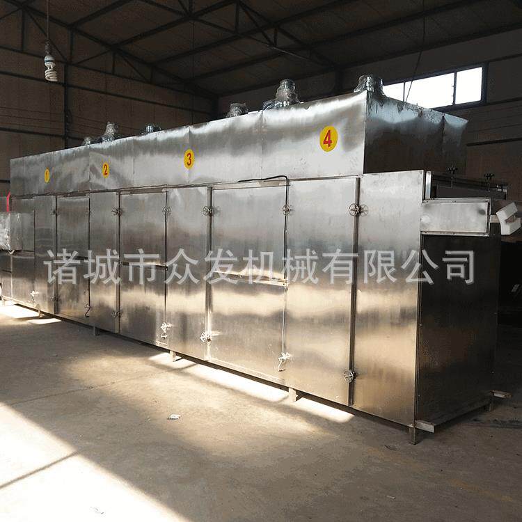 大型网带式豆渣烘干机 猫砂烘干设备 宠物食品豆制品连续烘干机
