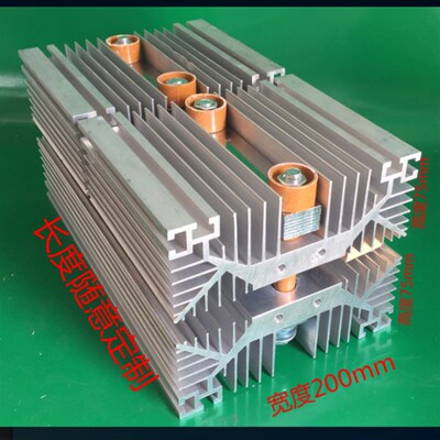 KP1500A 2000A 2500A KP3000A 软启动可控硅风冷双硅反并联散热器