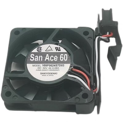 三洋SanAce60风扇109P0624S7D03/24V/0.08A/FANUC接口