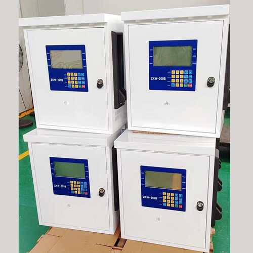 A wall-mounted automotive urea solution refilling machine