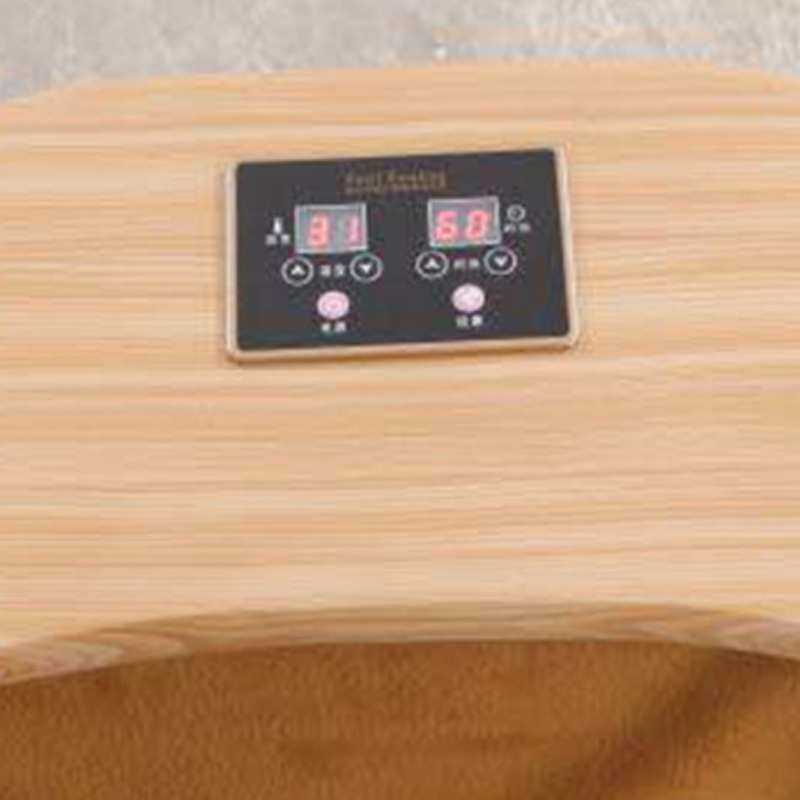 远红外足浴桶频谱汗蒸足疗桶无水熏汗蒸足木桶全息能量养生桶