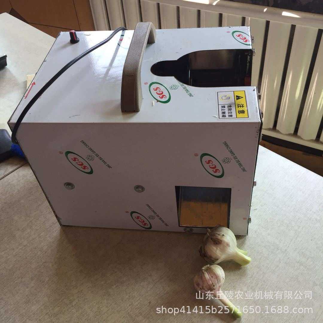 厂家供货 大蒜剪杆去胡机 48V电动鲜蒜加工设备 小型切蒜切杆机
