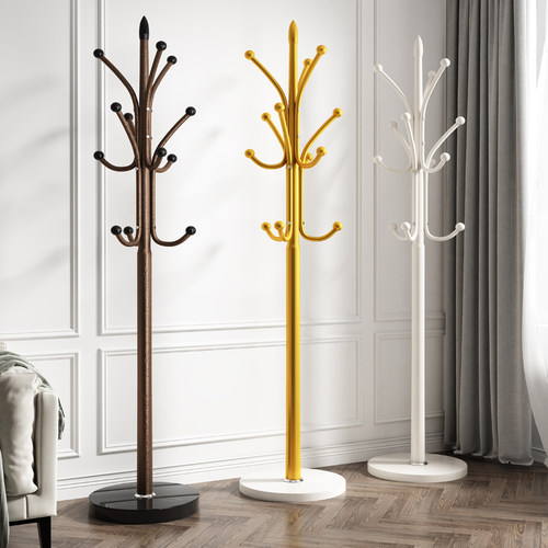 衣帽架落地卧室挂衣架简约现代立式家用衣服架子客厅简易挂包架子