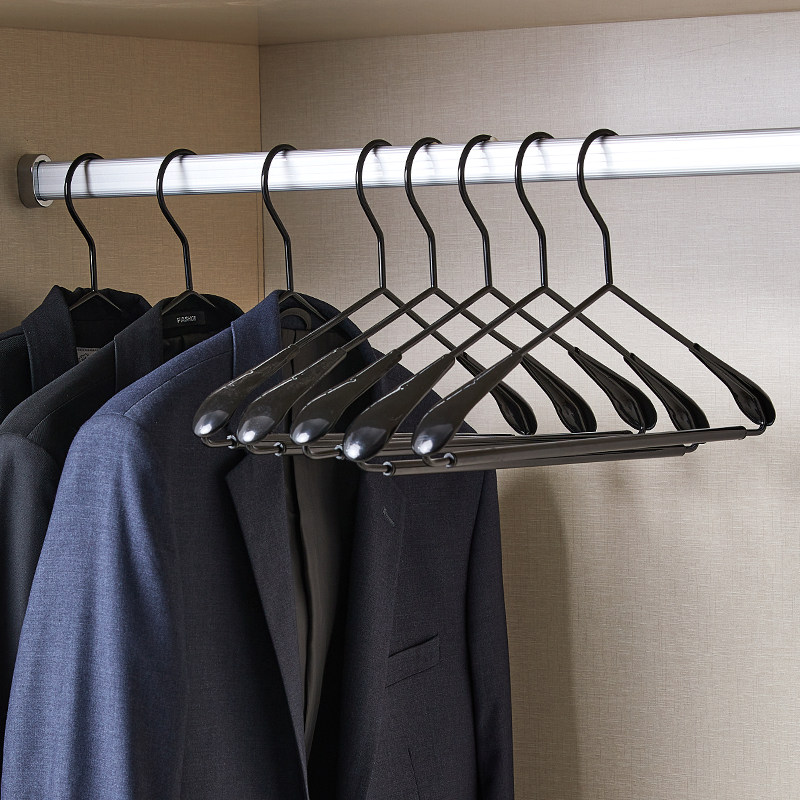 金属烤漆铁衣架晾晒家用多功能衣挂宽肩无痕衣服挂西装衣服架裤夹,收纳整理,金属衣架,淘宝优惠券,粉丝福利购,淘宝优惠卷