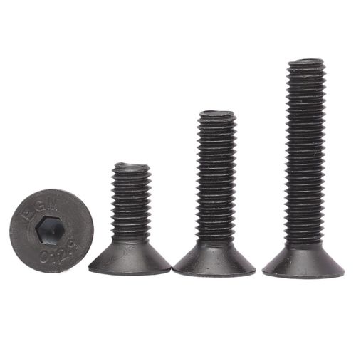 12.9级高强度沉头内六角螺丝钉平头螺栓平杯螺杆M3M4M5M6M8M10mm