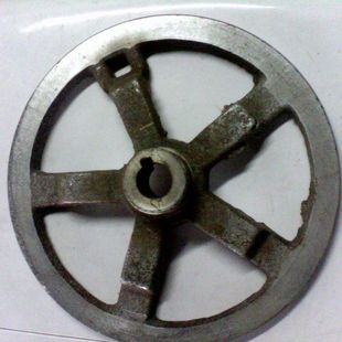 纺机配件 j箭杆织机配件 铁卷取手轮