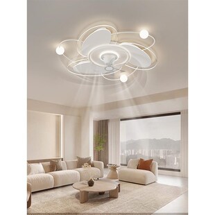 创JAD 时尚 风扇吸顶灯现意代简约大年气无叶扇灯主2024新款 新品