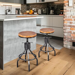 北欧升降铁艺吧台椅复古吧椅简约家用高脚椅网红吧凳咖.啡厅高脚