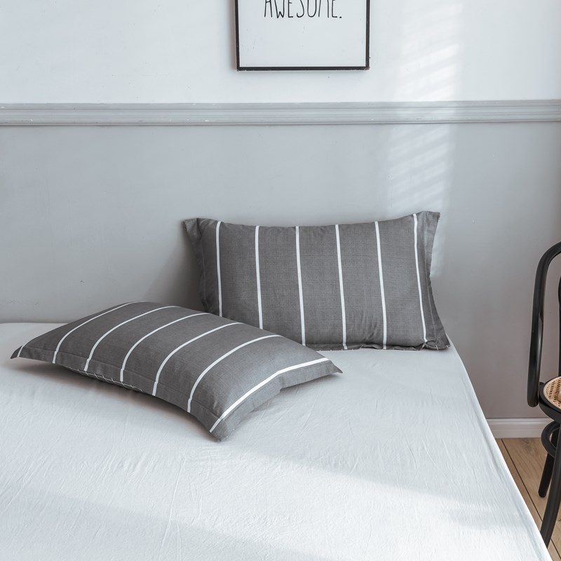 加厚100%纯棉枕套一对装48cm74全棉枕头套大号家用枕皮枕头皮单人