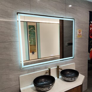 智能镜柜led开关触摸屏按键按钮电源指示灯遮光贴纸浴室化妆镜面