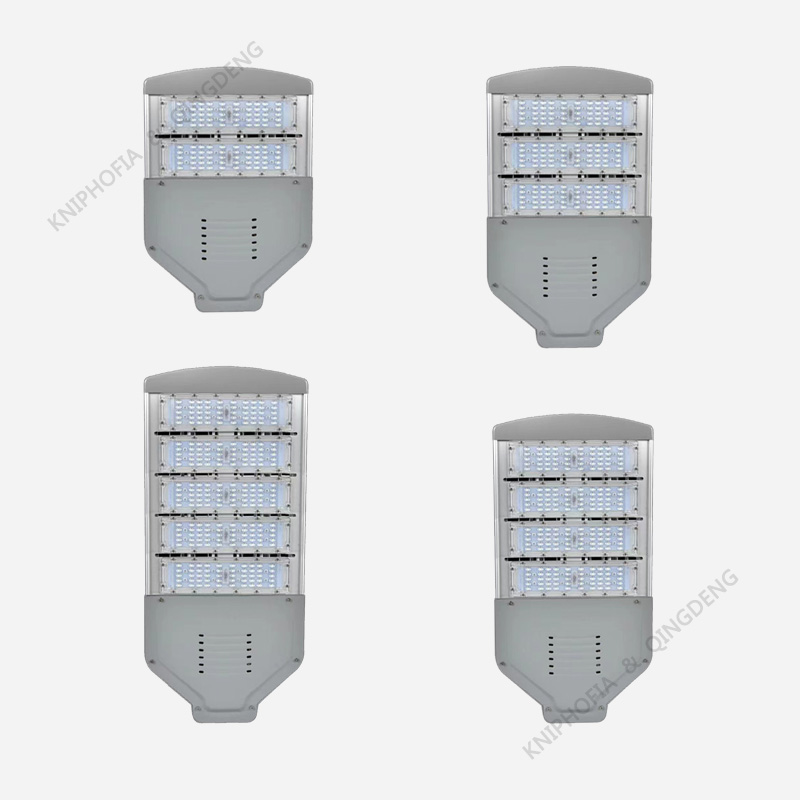 LED模组路灯g户外M6型格栅模组路灯z头白暖光150W200W300W高亮防