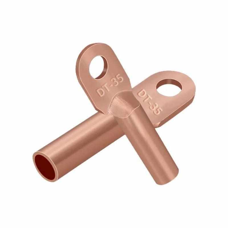 Q强力DT系列铜k鼻子铜接线鼻子接线端子全紫铜DTA-1010祇/包
