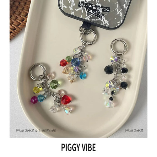 手机挂链圣诞网红超火超好看不撞款好运聚财手机小挂饰手机小挂件