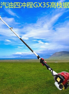 高枝油锯高枝锯果树修枝锯割草机汽油修树高空锯高枝汽油高枝剪