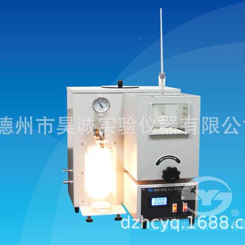 石验昌吉油式产品蒸馏试器SYD-65测36B 上海昌吉低温双管石油蒸馏