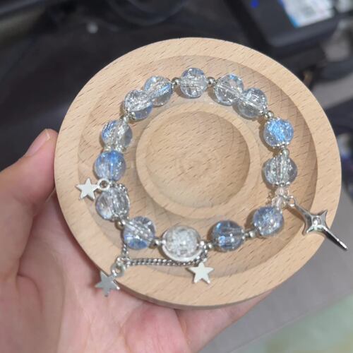 【深海】渐变色爆花琉璃手链