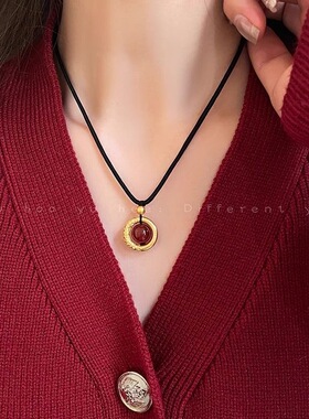 祥云金箍圈平安扣吊坠项链情侣