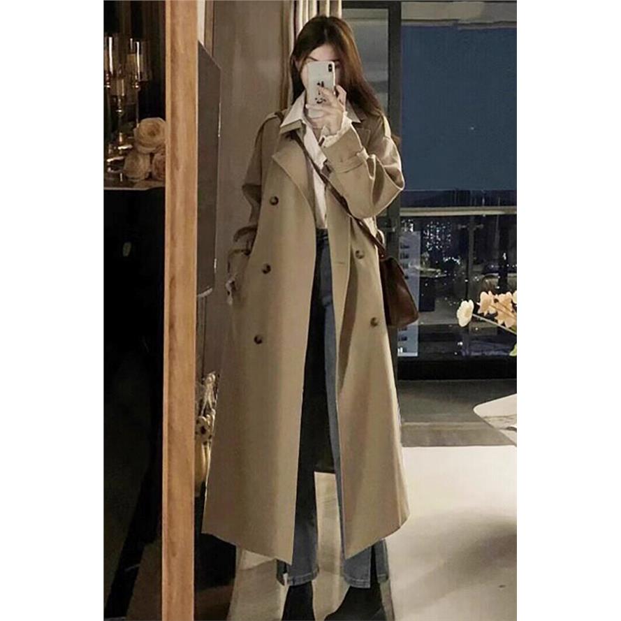 高个子加长版风衣外套女2