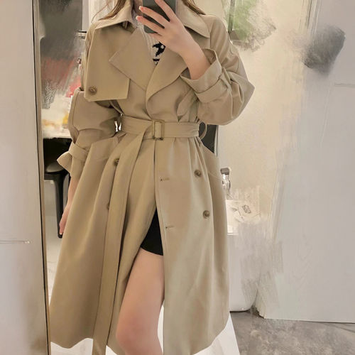 卡其色高级感风衣外套女2