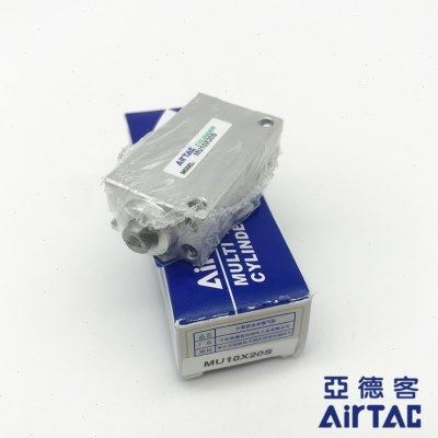 亚德客原装小型微型小气缸MU4 6 8 10 12X4X5X6X8X10X15X20X25-S