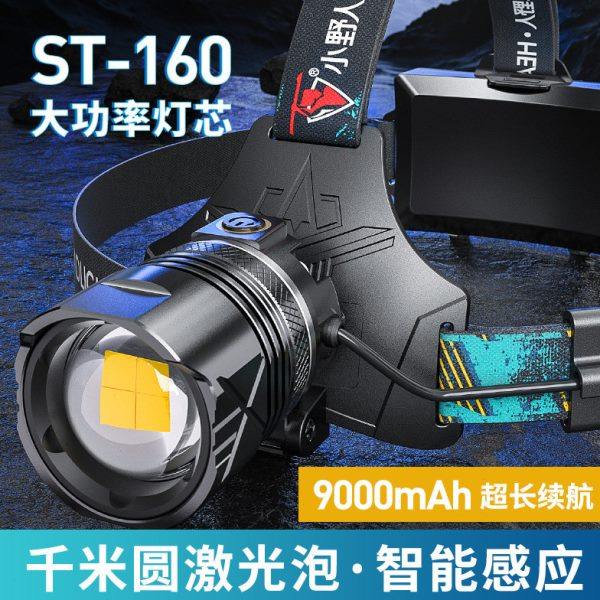 头灯强光充电超亮户外头戴式照明灯超长续航赶海钓鱼专用led矿灯