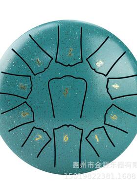 乐器空灵D调6寸1儿1音鼓手碟鼓初学着钢舌打ASS击乐器童鼓益智玩