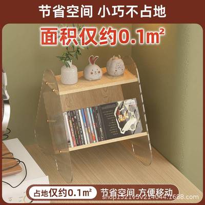儿童绘本架桌面杂志书本收纳架学生书桌名著放置架陈列架CD置物架