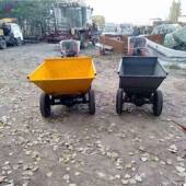 方混凝土运输土四轮车电动前拉灰装 卸工具车砂翻浆运输228小推车