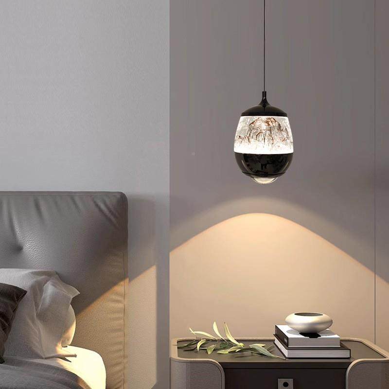 式极简床头可升降吧触摸意艺术雪山小吊773灯台设计师卧室餐厅围