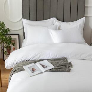 简栈约全贡缎套z01件酒店布草纯棉床贡缎民宿宾馆客上用棉品厂家