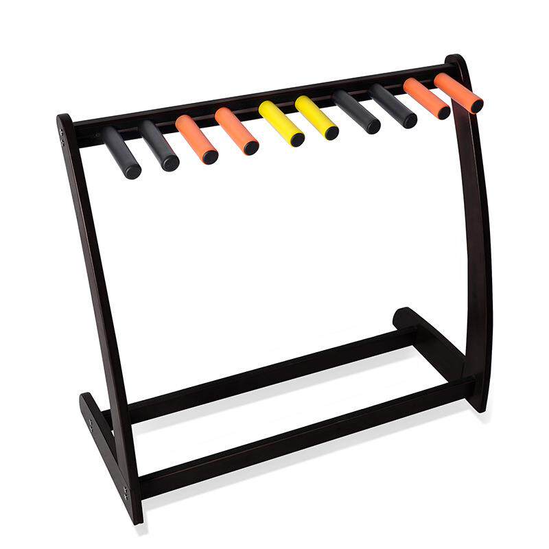 多吉他架竹木放落地式3把吉把他支架XAX琵琶架子乐器置拆装架便携