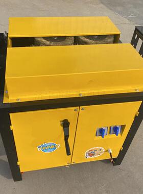 机小型平台式除管锈ISI废旧方圆管双面抛锈光机雨淋钢筋翻新除机