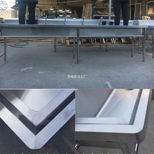 支商用0011不锈学钢水槽单槽一体校洗手洗碗池带架工厂儿幼园 包邮