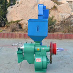 谷物玉米脱碾米机湖片北电皮动去TPZ皮打米机图稻谷脱粒磨米机