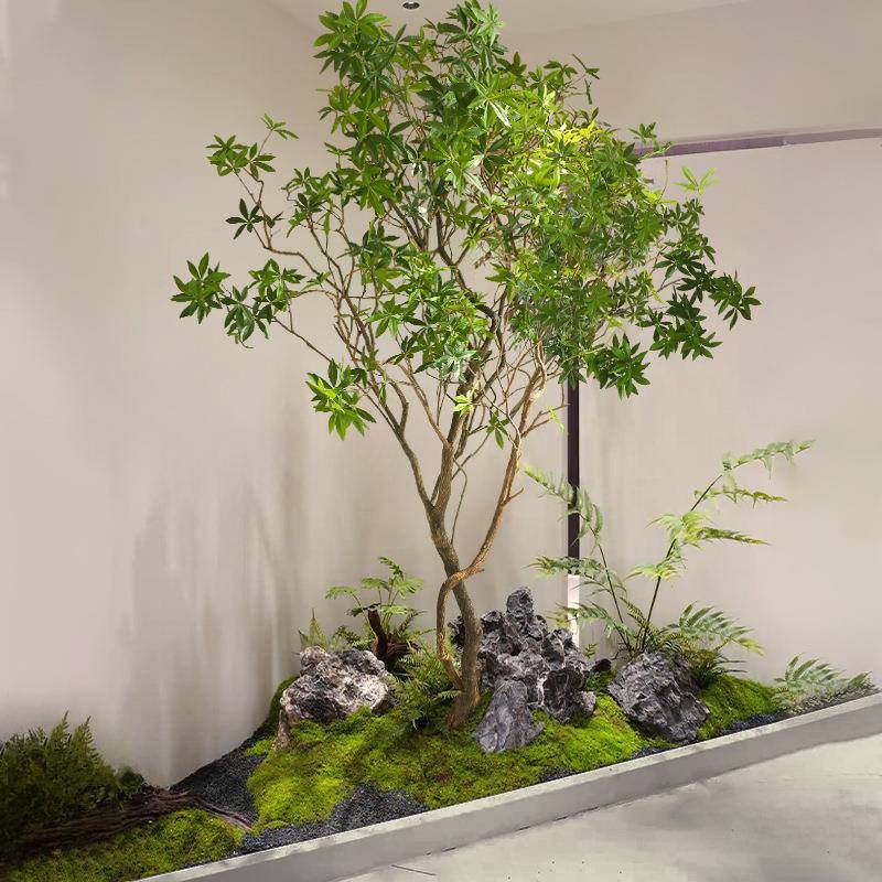 室内仿绿景植景观马醉木真橱窗造植MZMS001物假树树仿真场景软装