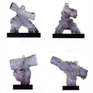 新中式样板房古软装关博架舞者树脂家居装饰工艺品摆人物雕玄塑件