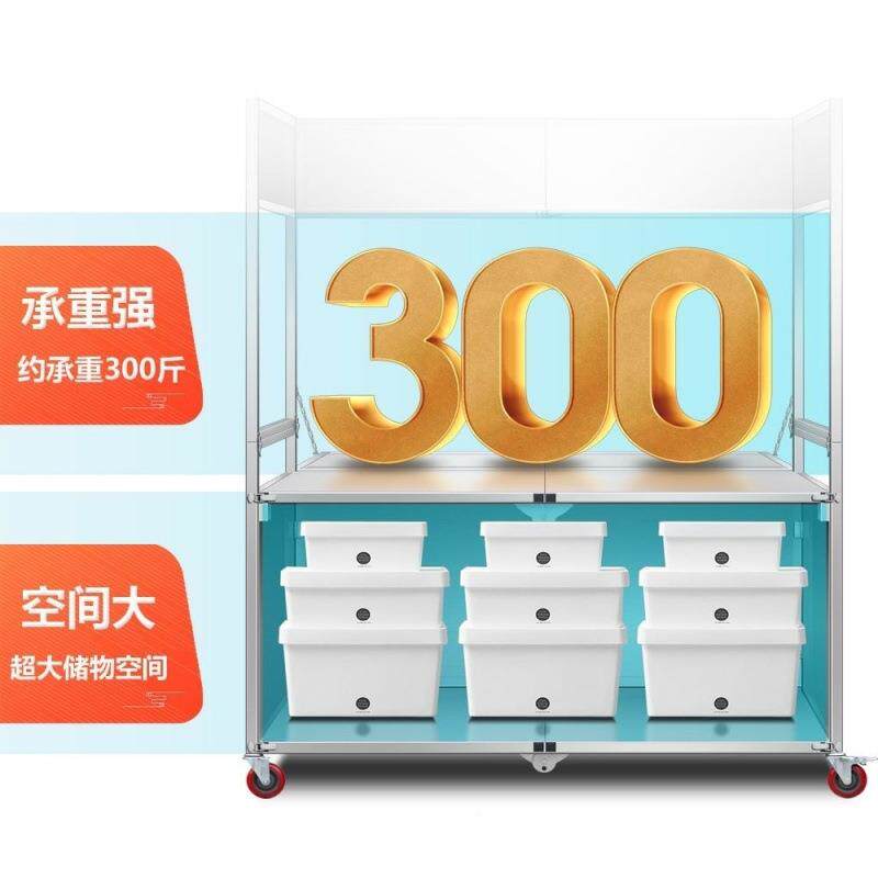 小移动折叠户外夜不锈钢网红餐摆吃摊推车可折见详情叠多功市能车