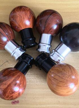 汽车档头13898手动志挡通用挂挡球桃木纹波棍头桑普捷达俊排改装