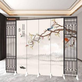 简闵联挡新古典隔屏风断客厅艺术约现代双面饭222店办公室推拉遮