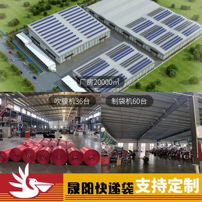 晟阳白快递袋生产TAF物包流防塑料快递袋服装色加水厚打袋子