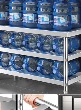 新款不工锈NNX钢作房商用加厚饭店剁骨桌子长台方形台面厨操作台