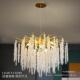 意式 奢高档水晶吊灯计师别墅客536厅卧室餐厅样板展厅间枝设型轻